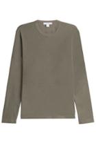 James Perse James Perse Long Sleeved Cotton Top - Green