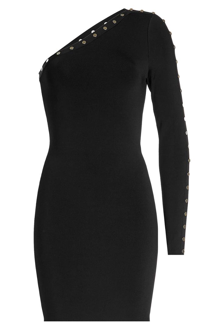 Alexander Wang Alexander Wang One Sleeve Mini Dress