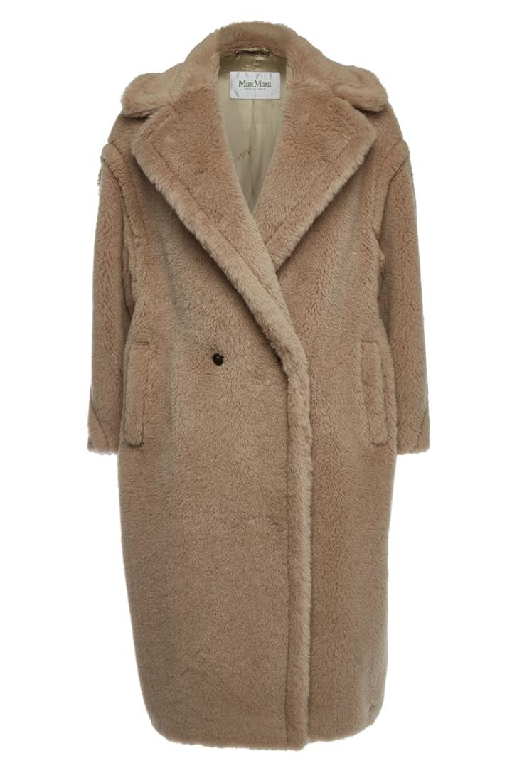 Max Mara Max Mara Teddy Coat In Alpaca, Virgin Wool And Silk