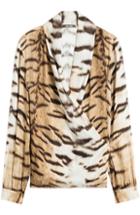 Roberto Cavalli Printed Silk Blouse