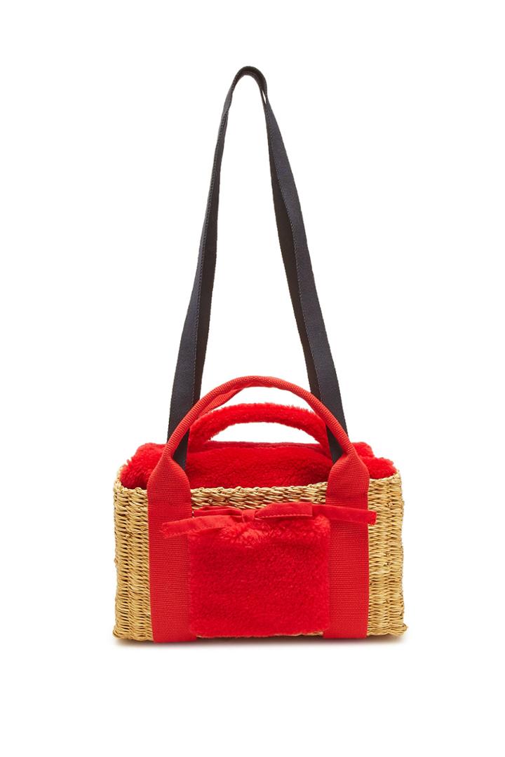 Muuñ Muuñ Manon Skipi Straw Handbag