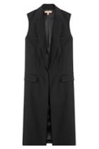 Michael Kors Collection Michael Kors Collection Sleeveless Wool Coat - Black