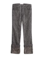 Maison Margiela Maison Margiela Cropped Metallic Pants