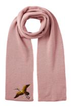 Dsquared2 Dsquared2 Wool Scarf With Embroidery - Pink