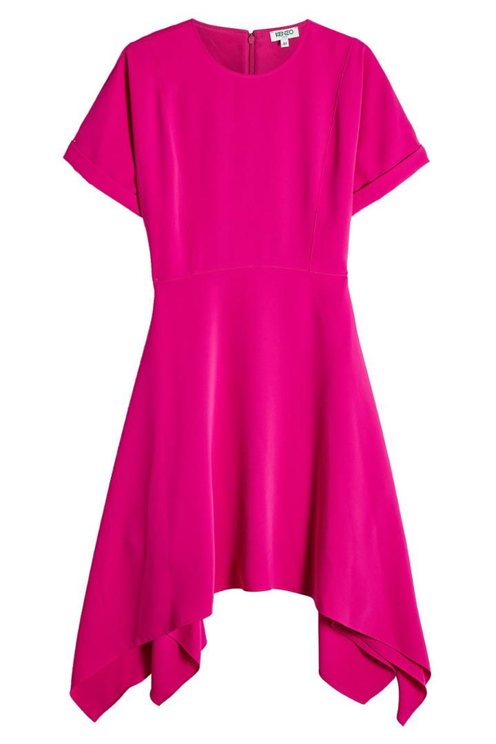 Kenzo Kenzo Dress With Handkerchief Hemline