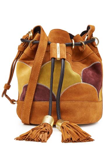 See By Chloé See By Chloé Suede Drawstring Shoulder Bag