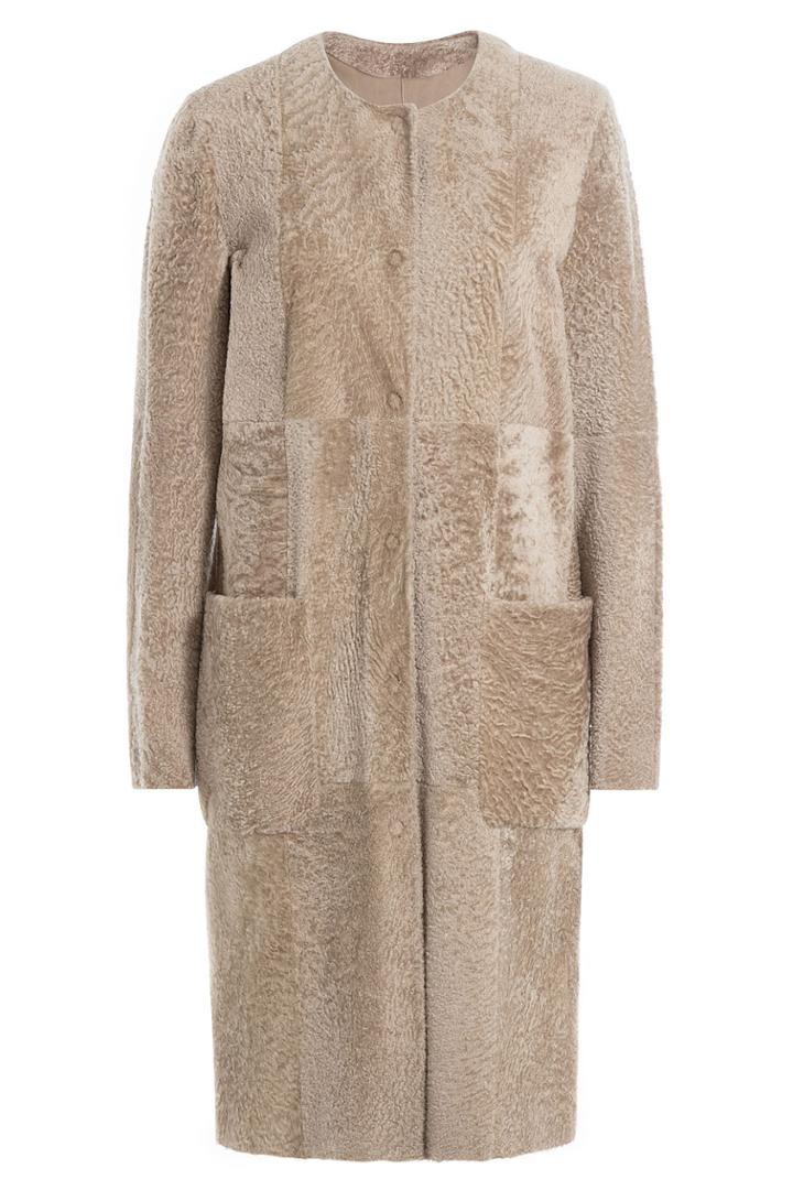 Max Mara Max Mara Suede And Shearling Coat