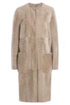 Max Mara Max Mara Suede And Shearling Coat