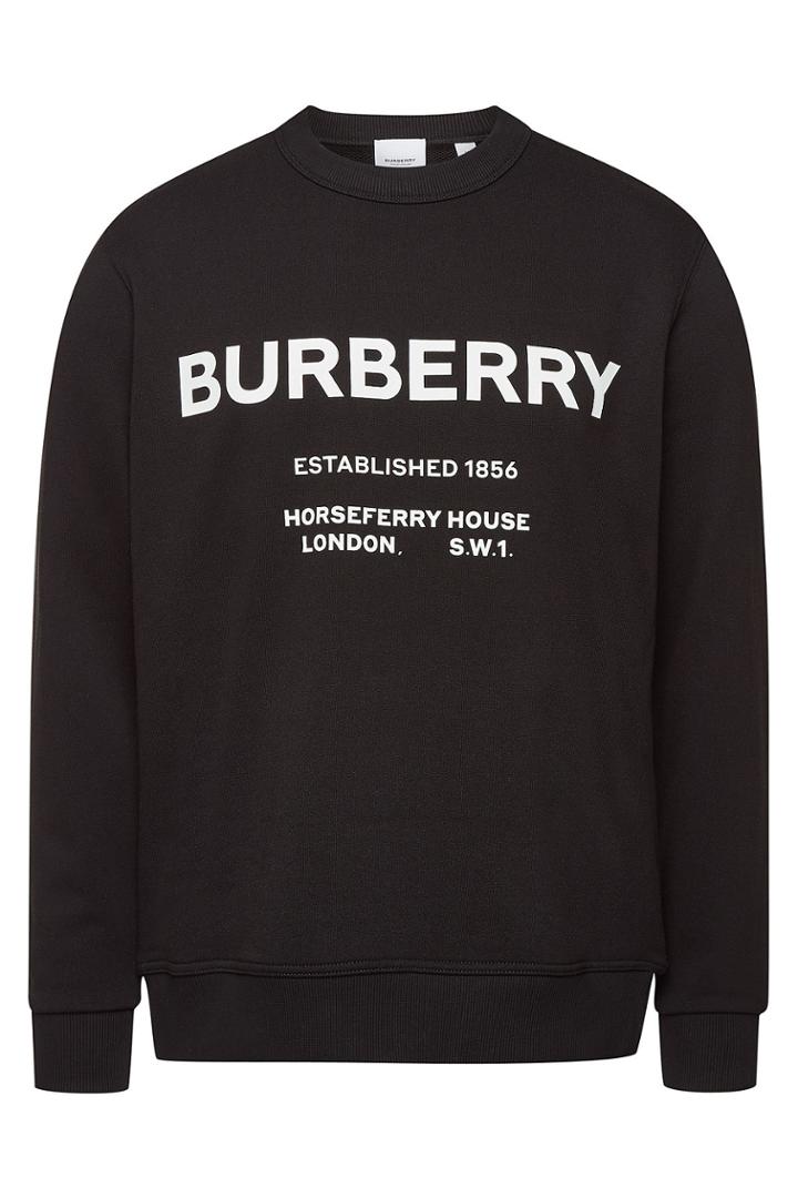Burberry Burberry Martley Printed Cotton Sweatshirt