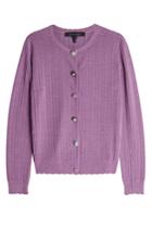 Marc Jacobs Marc Jacobs Cardigan In Wool-silk With Embellished Buttons