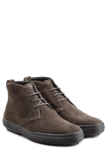 Tods Tods Suede Ankle Boots - Brown