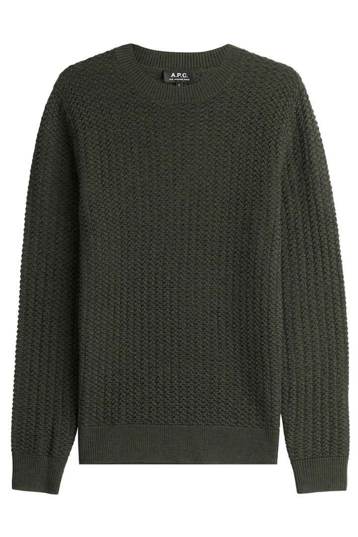 A.p.c. A.p.c. Merino Wool Pullover - Green