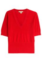 Michael Kors Michael Kors Merino Wool Pullover - Red