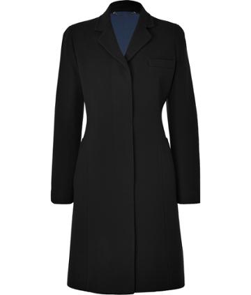 Paul Smith Black Coat With Hidden Button Border