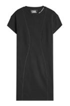 Karl Lagerfeld Karl Lagerfeld Cotton Sweat Dress With Pleated Back