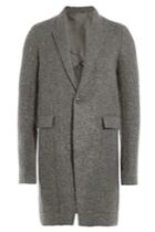 Rick Owens Men Rick Owens Men Coat With Virgin Wool And Mohair