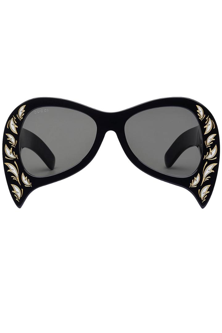 Gucci Gucci Oversized Sunglasses With Mother Of Pearl