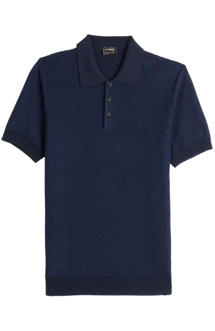 Jil Sander Wool Polo Shirt