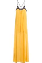 Roberto Cavalli Roberto Cavalli Silk Maxi Dress - Yellow