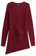 Derek Lam Cashmere Pullover With Asymmetric Hem