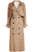 Golden Goose Deluxe Brand Golden Goose Deluxe Brand Vela Checked Trench Coat