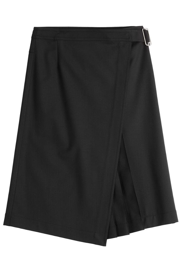 Jil Sander Navy Jil Sander Navy Skirt With Virgin Wool - Black