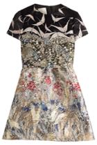 Valentino Valentino Embroidered Dress With Silk - Multicolored