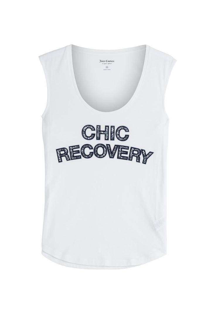 Juicy Couture Juicy Couture Printed Tank - White