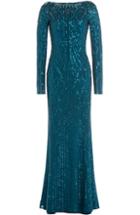 Jenny Packham Bead Embellished Floor-length Gown