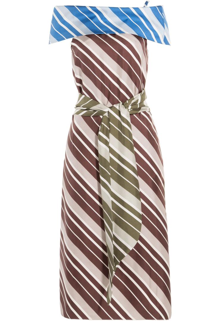 J.w. Anderson J.w. Anderson Silk Bandeau Dress - Multicolored