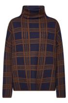 Vince Vince Printed Pullover In Wool And Cashmere