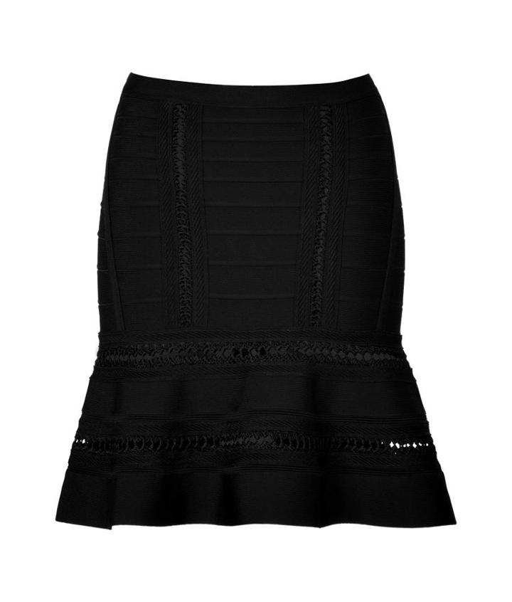 Herv? L?ger Flared Bandage Skirt