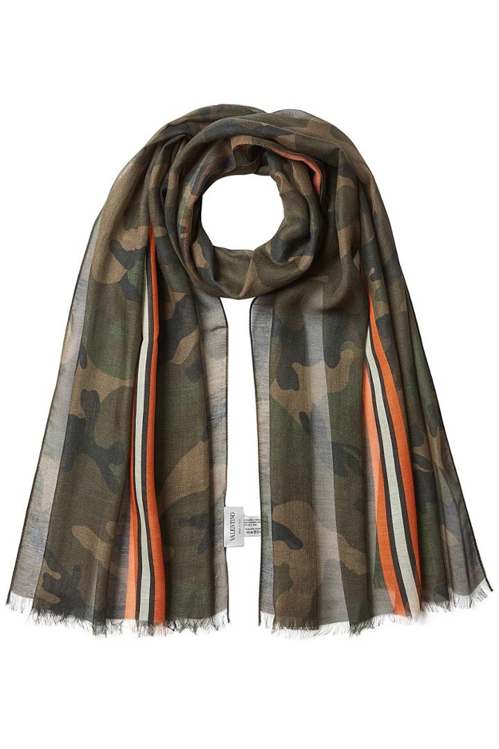 Valentino Valentino Scarf With Cashmere And Silk