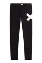 Kenzo Kenzo Printed Slim Jeans - Black
