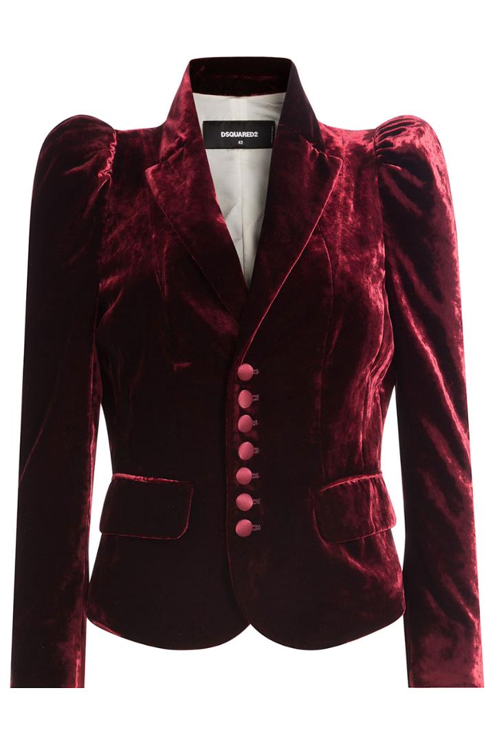 Dsquared2 Dsquared2 Velvet Jacket - Red