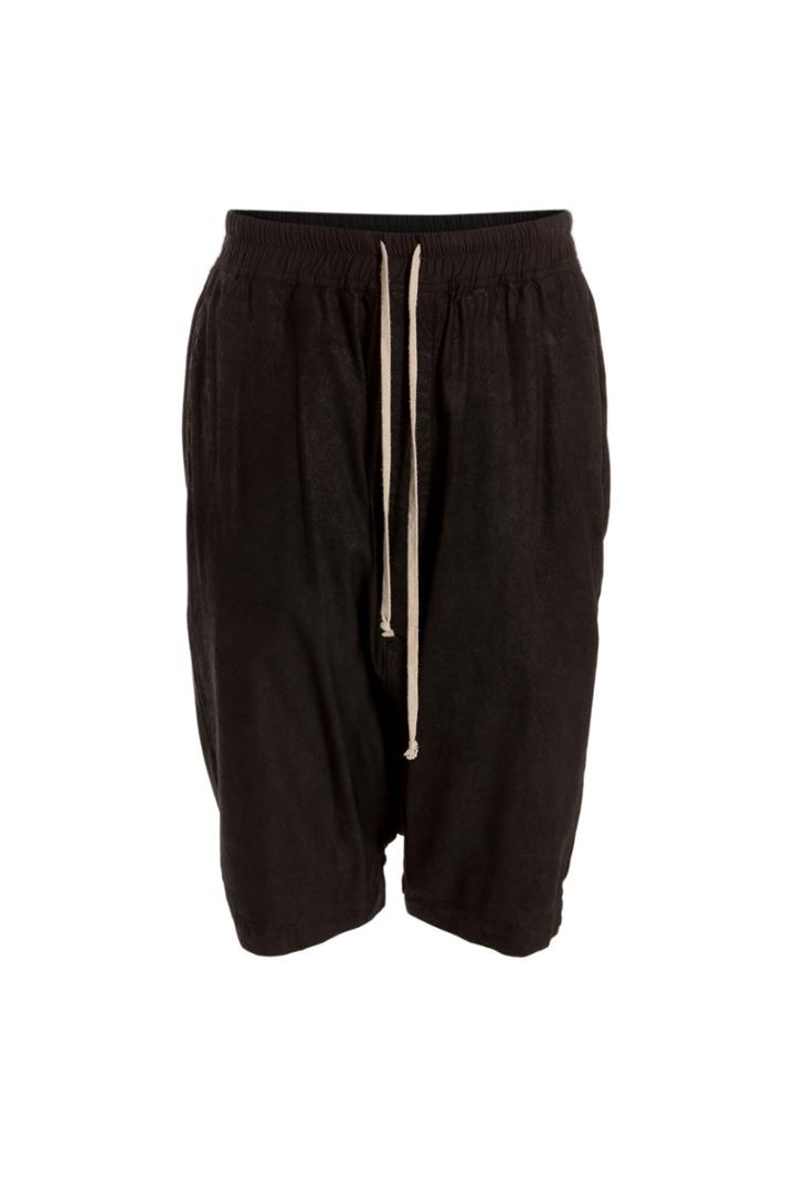Rick Owens Men Rick Owens Men Cotton Shorts - Black