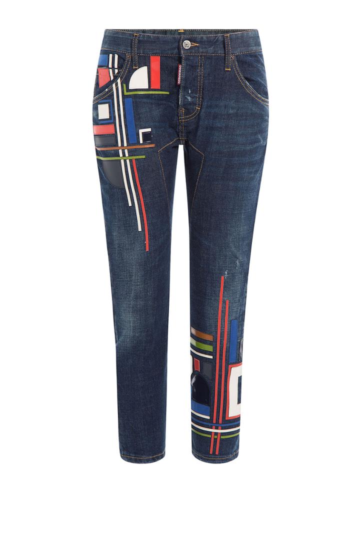 Dsquared2 Dsquared2 Printed Jeans - Multicolor