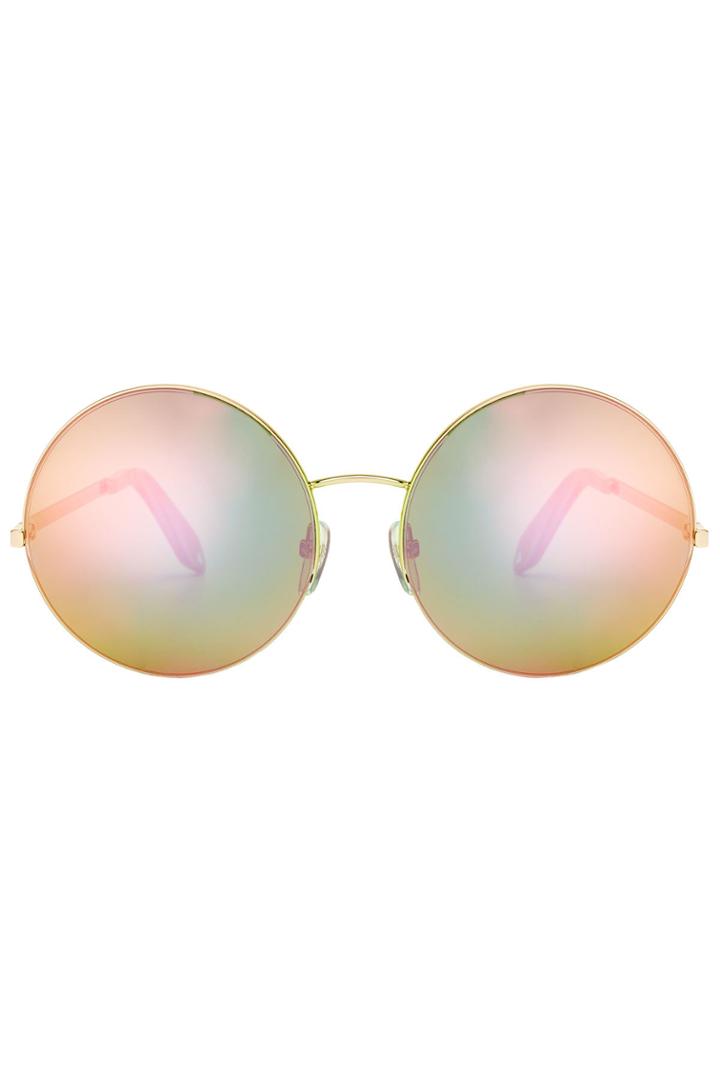 Victoria Beckham Victoria Beckham Supra Round Sunglasses - Magenta