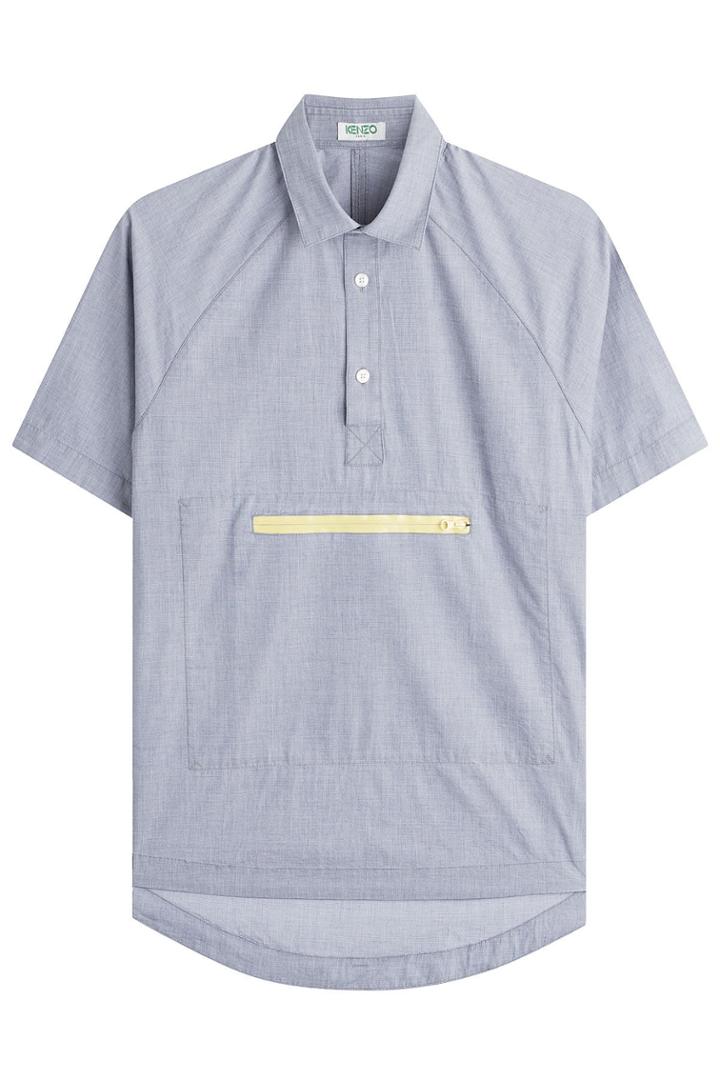 Kenzo Kenzo Cotton Shirt - Grey
