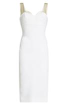 Victoria Beckham Victoria Beckham Jersey And Satin Dress