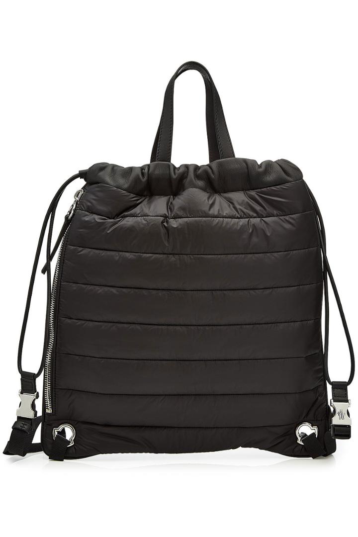 Moncler Moncler New Kinly Drawstring Backpack With Leather