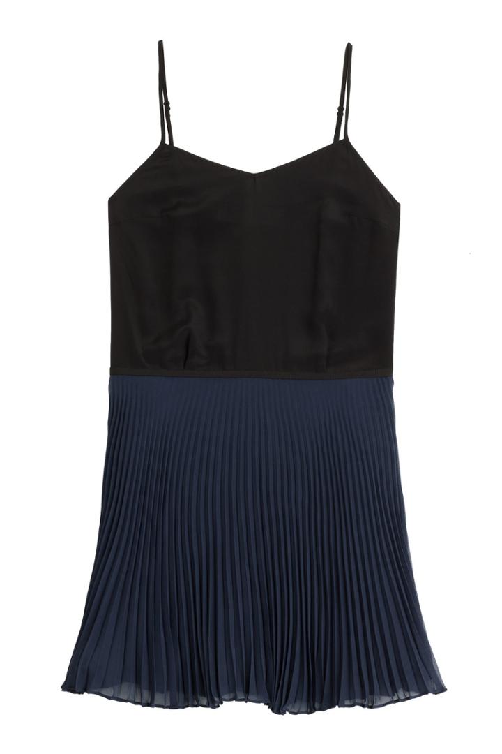 Victoria, Victoria Beckham Victoria, Victoria Beckham Silk Dress With Pleated Skirt - Multicolored