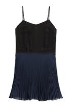 Victoria, Victoria Beckham Victoria, Victoria Beckham Silk Dress With Pleated Skirt - Multicolored