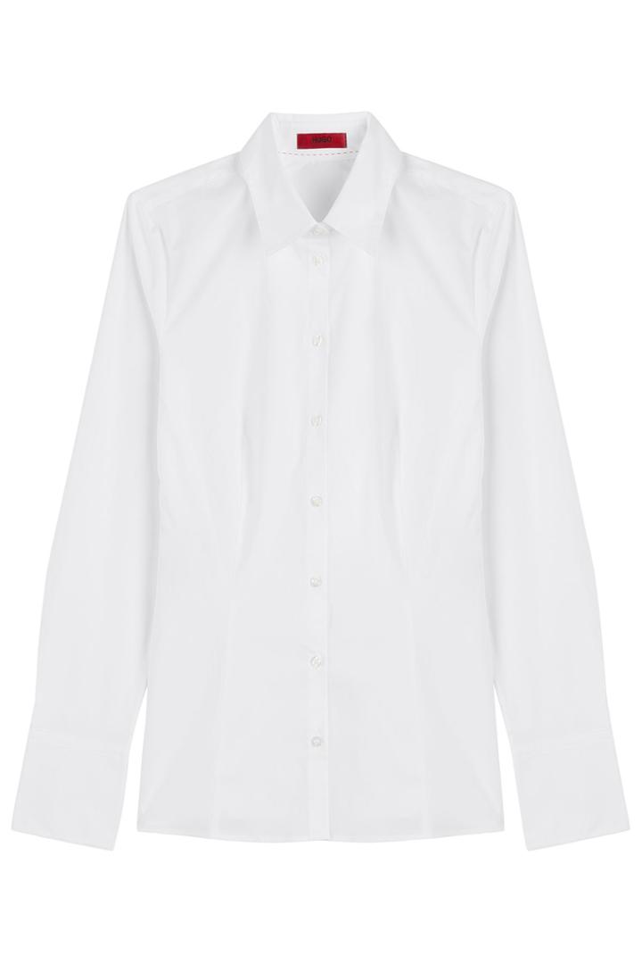 Hugo Hugo Stretch Cotton Shirt - White