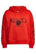 Kenzo Kenzo Cotton Hoodie With Logo Embroidery