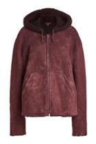 Yeezy Yeezy Suede And Shearling Jacket With Hood