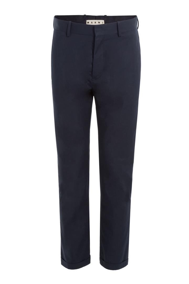 Marni Marni Cropped Cotton Pants