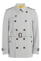 Burberry Brit Burberry Brit Cotton Trench Jacket - Grey