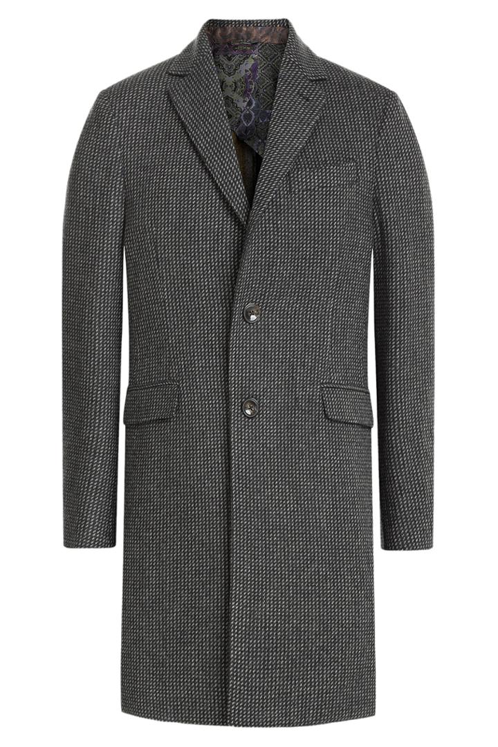 Etro Etro Wool Coat - Multicolor