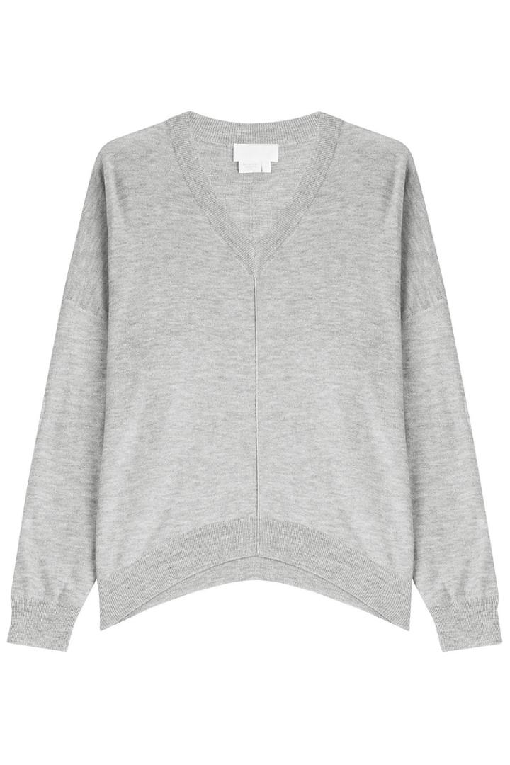 Dkny Dkny Oversize Pullover With Wool - Grey